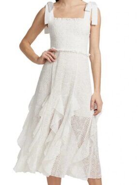 Alice and Olivia Jocelyn Eyelet Dress (6)